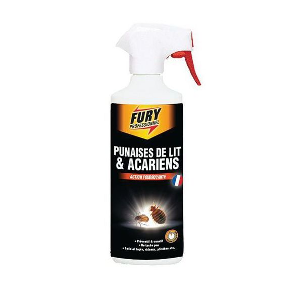 6 Fury Tue Punaises de lit et acariens prêt à l'emploi 500ml - 6