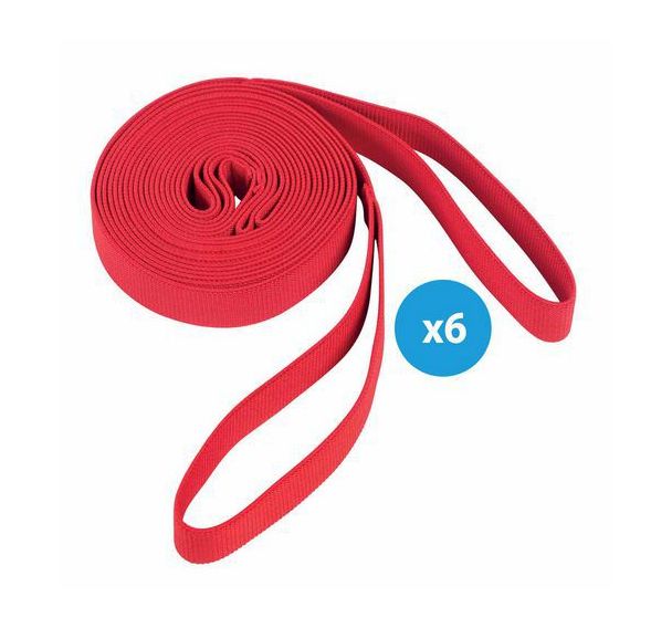 6 paires Paires d'élastiques de saut