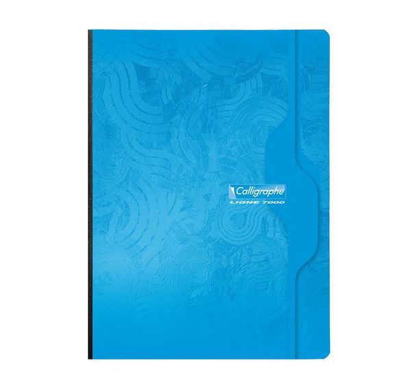 7000, Cahier brochure rembordée collée 24x32 192p séyès 70g