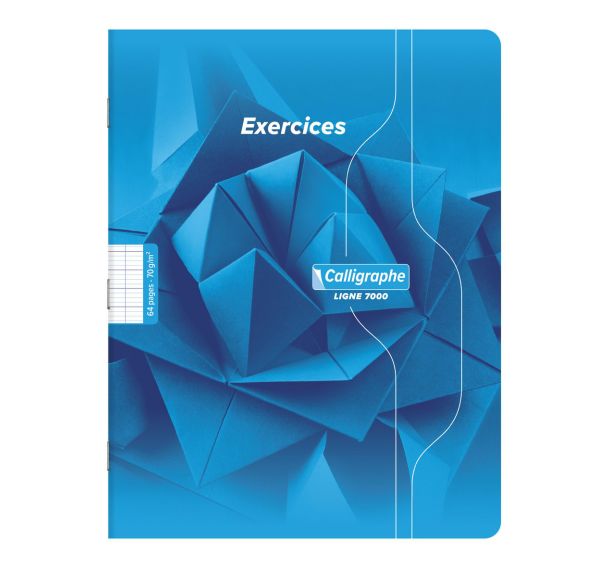 7000, Cahier d'exercices mensuels 17x22 64p séyès 70g
