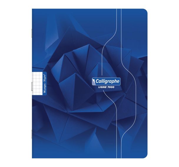 7000, Cahier piqué 17x22 96p Q.5x5 70g