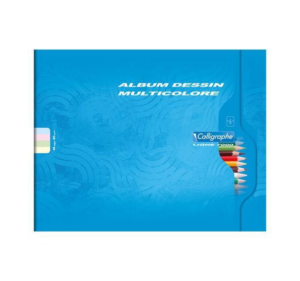 7000, T.P à l'italienne piqué 24x16 32p multicolor uni 70g