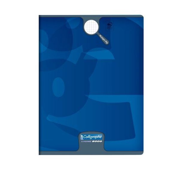 8000 PELLICULE, Cahier piqué 24x32 96p Q.5x5 90g