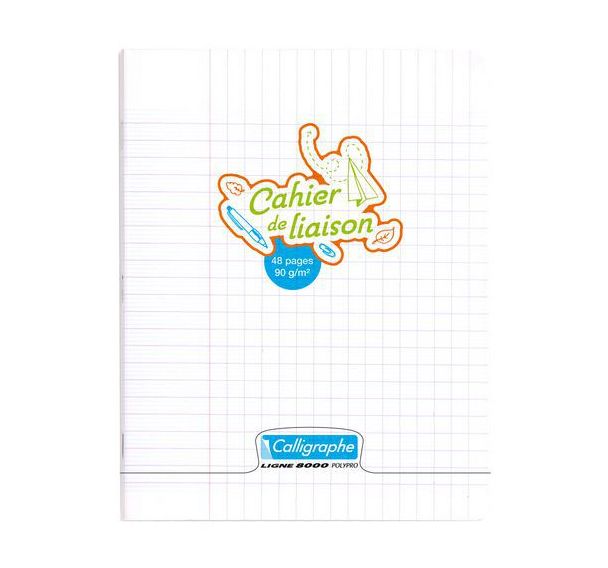 8000 POLYPRO, CAHIER DE LIAISON piqué incolore 17x22cm 48p séyès 90g