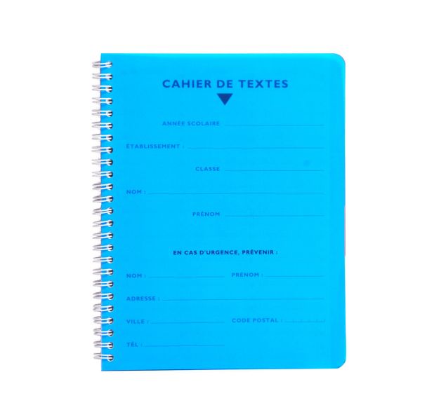 8000 POLYPRO, TEXTES reliure intégrale Teintes assorties 17x22 124p séyès 90g