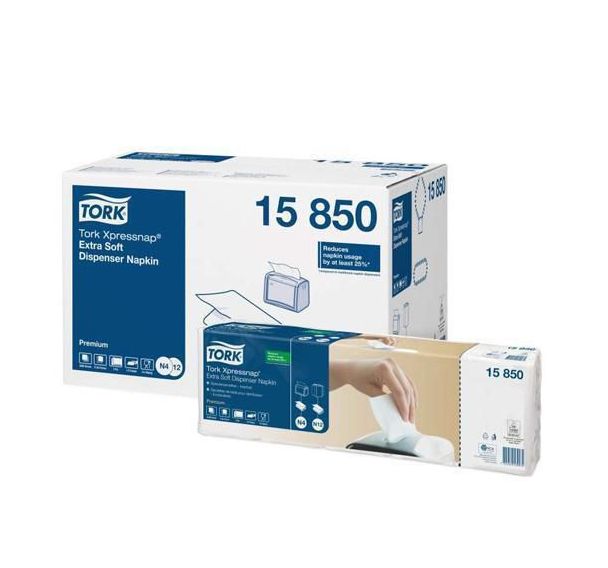 8000 Serviette blanche extra douce distributeur Xpressnap - Tork