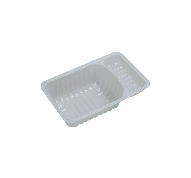 800 Barquettes à frites polystyrène transparent