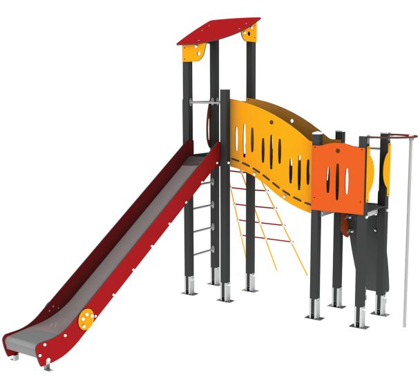 Structure 2 tourelles alu/polyester HPL - Manutan Expert