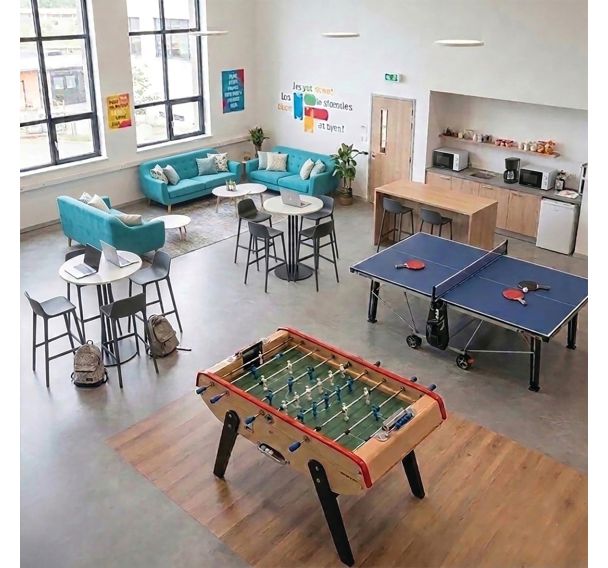 Table basse ronde Upcy Ø 60 cm décor uni - Tizu