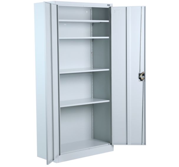 Armoire En Métal STEELIST 16 – Rangement Modulaire Gris Et Blanc, Pour Chambre, Bureau, Cuisine Ou Salle De Bain - 9