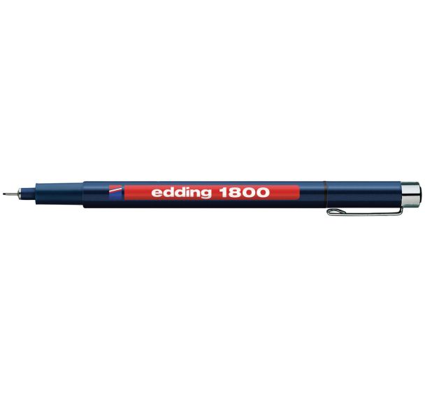 Stylo feutre à capuchon Edding 1800