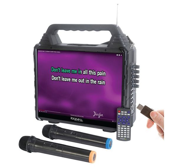 Kidykaraoke Enceinte portable karaoké - Zébulon et Miss Coquette