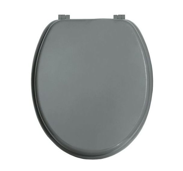 Abattant WC bois HDF Gris Magma - Arvix