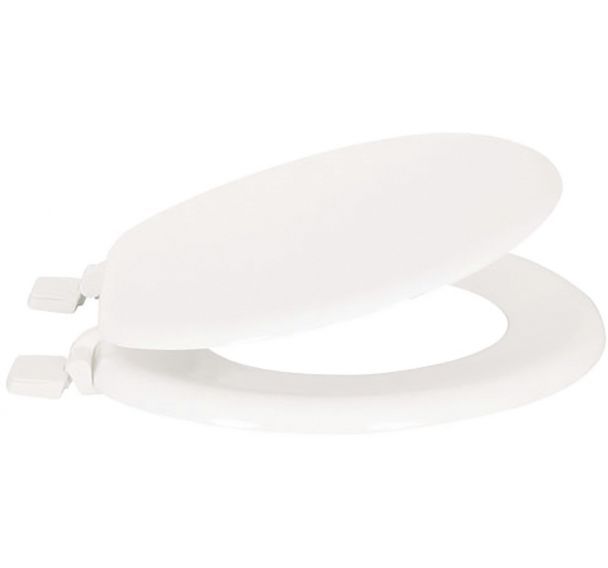 Abattant wc blanc mdf charnières plastiques