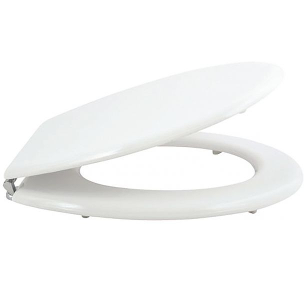 Abattant wc blanc mdf charnières zinc