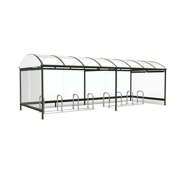 Abri cycles Combrailles - 8,12 x 2,43 m