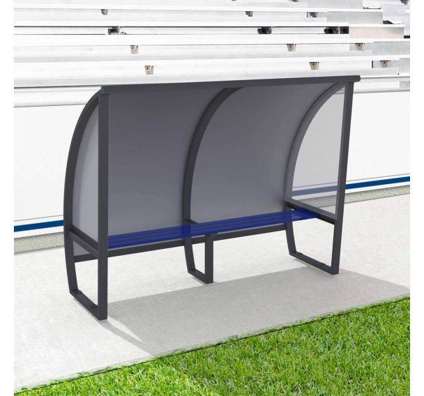 Abri de touche en aluminium et PVC