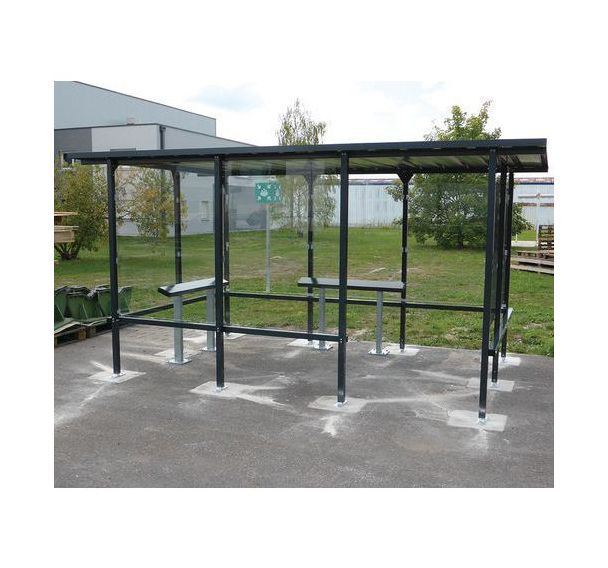 Abri fumeurs Beaufortain - 4,05 x 2,44 m et retour