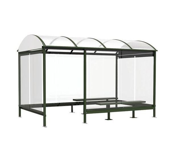 Abri fumeurs Combrailles - 2.6 x 2.25 m