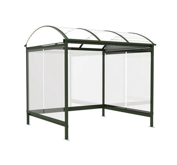 Abri fumeurs Combrailles - Verre - 2.6 x 2.25 m