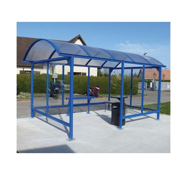 Abri fumeurs Standard - 4.50 x 2.50 m et retour