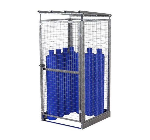 Abri pour stockage de bouteille de gaz posé au sol - Sameto Technifil