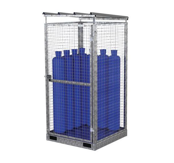 Abri pour stockage de bouteille gaz - mobile à vide - Sameto Technifil
