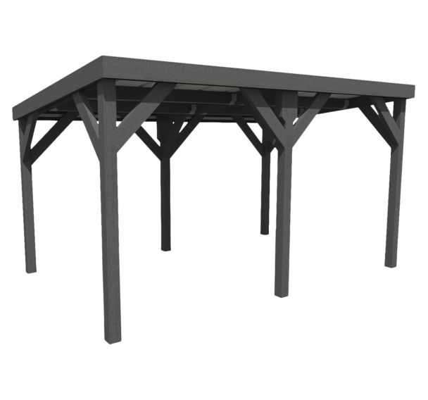 Abri vélos 232 x 373 cm plastique recyclé - Espace Urbain