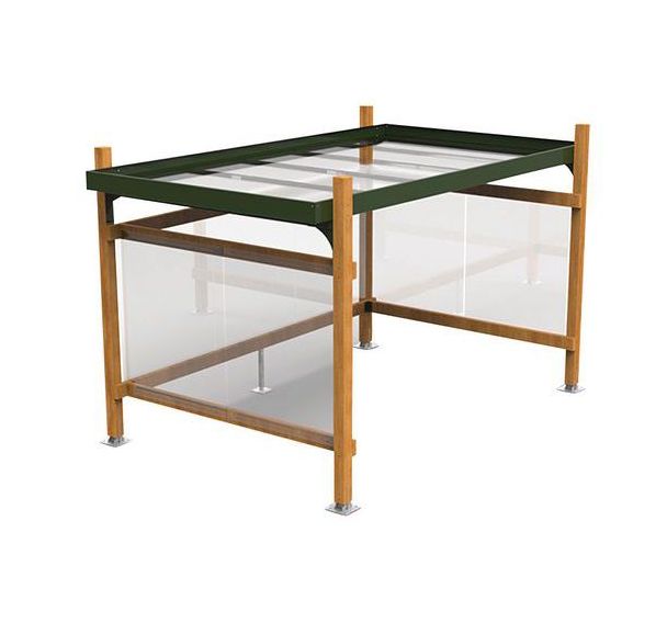 Abri vélos Naturelli - 7,5 x 2,5 m
