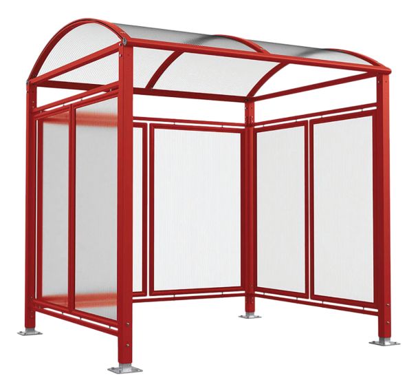 Abri vélos Voûte M initial bardages polycarbonate - Procity