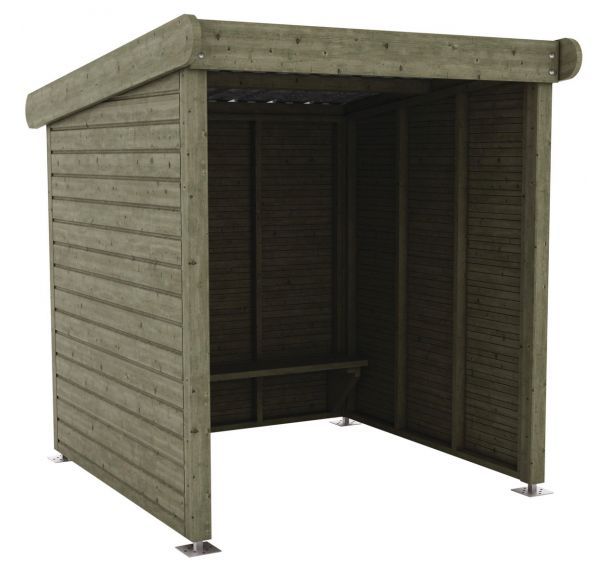 Abri voyageur Ardèche pin traité Mobextan