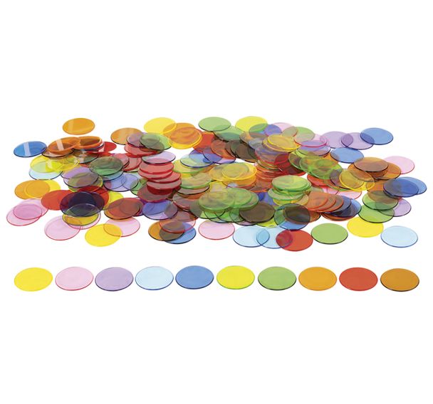 Accessoire table lumineuse - maxi-jetons translucides-Nathan