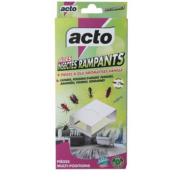 Acto rampant pièges a glu aromatisés vanille