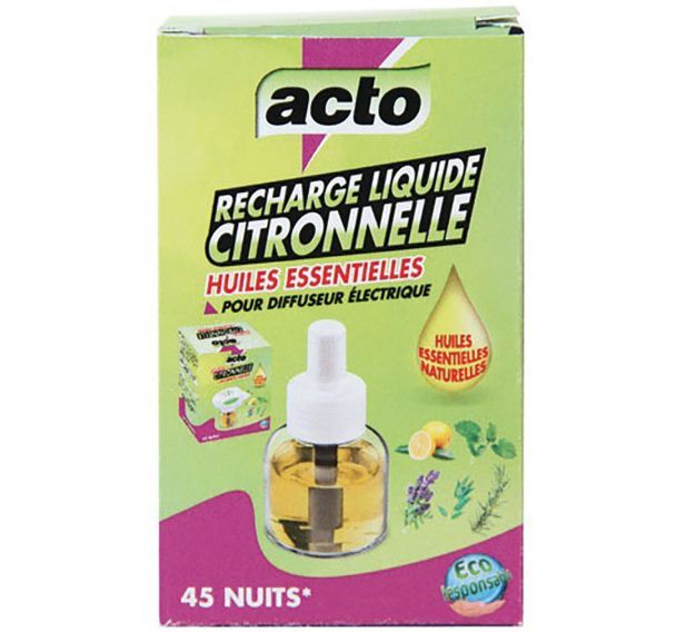 Acto recharge liquide diffuseur citronnelle 22.5ml