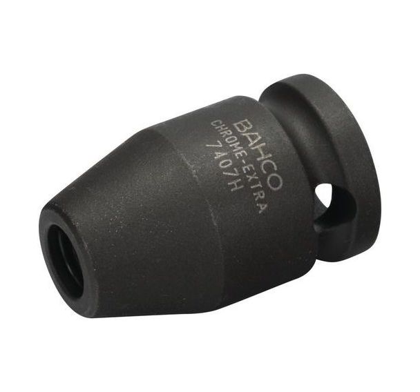 Adaptateur 3/8" vers porte-embout 6 pans 1/4" phosphaté,26mm