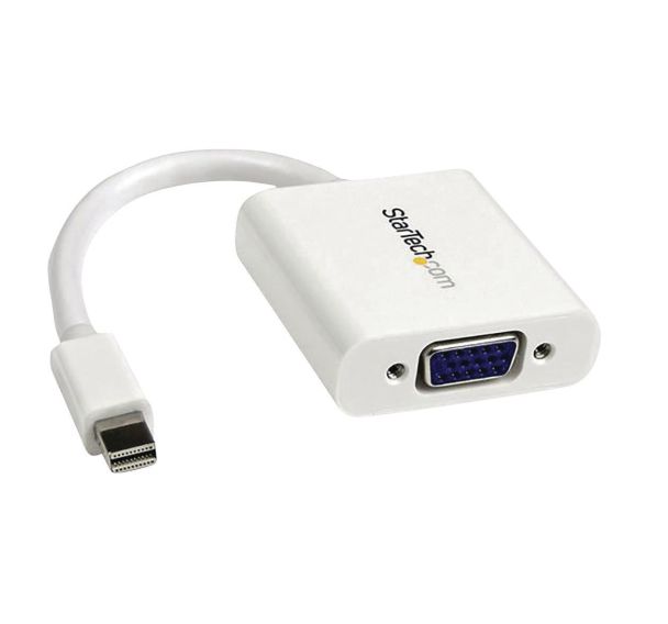 Adaptateur / Convertisseur vidéo Mini DisplayPort - VGA - M/F - Blanc