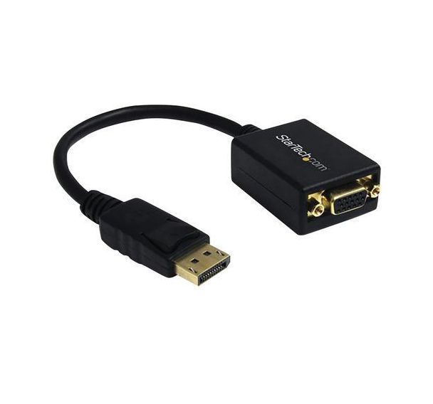Adaptateur/Convertisseur vidéo actif DisplayPort vers VGA-M/F-1920x1200/1080p