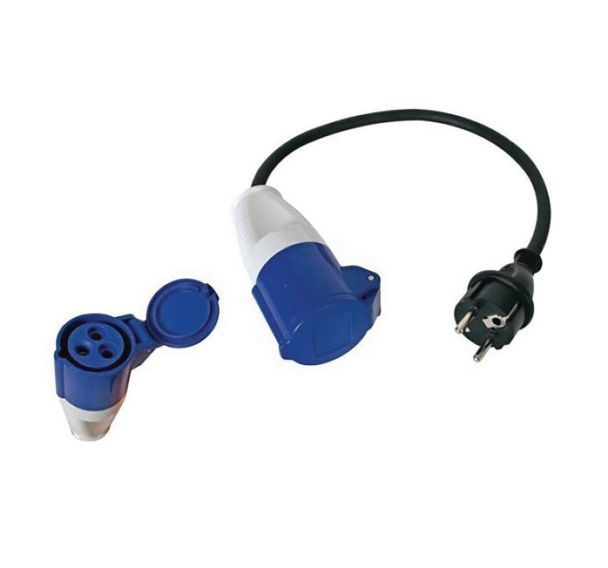 Adaptateur IEC 60309 femelle vers CEE7 mâle classique IP44