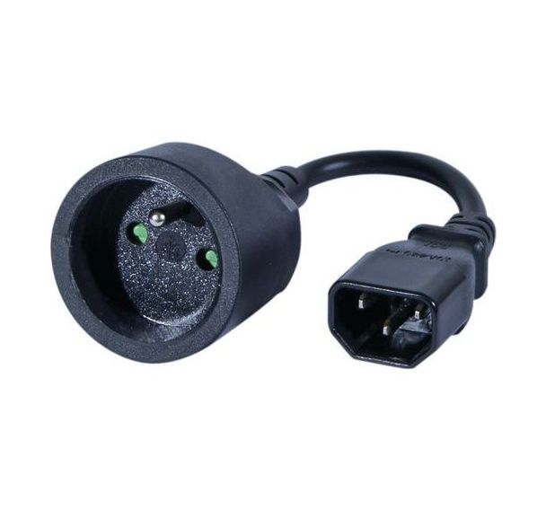 Adaptateur IEC C14 / CEE7 femelle