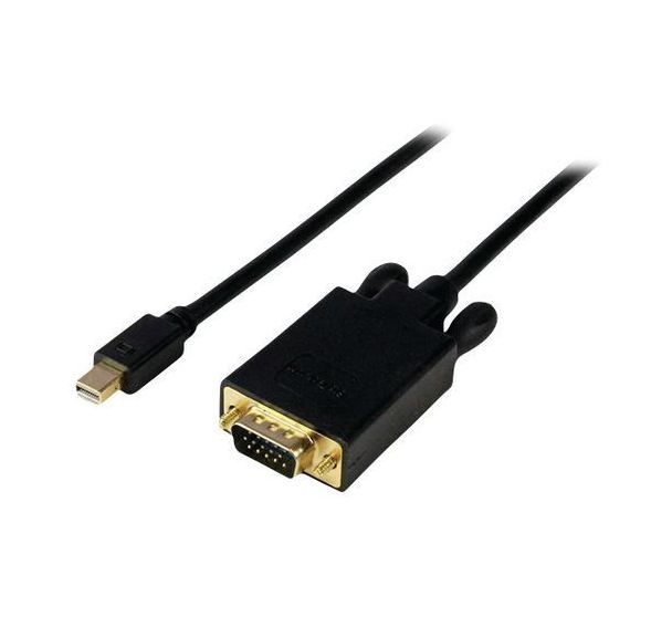 Adaptateur Mini DisplayPort vers VGA-Câble Display Port Mâle VGA Mâle Noir1,8m