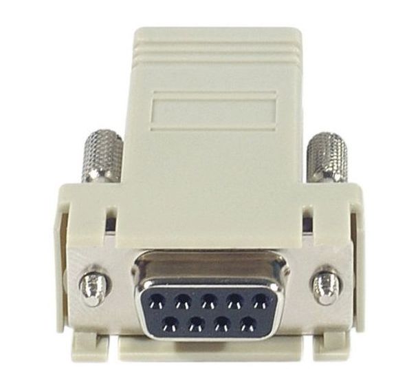 Adaptateur RJ45 vers DB-9 mâle