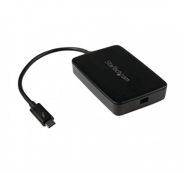 Adaptateur Thunderbolt 3 vers Thunderbolt - Windows et Mac -M/F- Noir