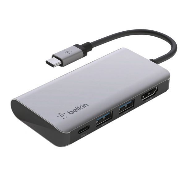 Adaptateur USB-C multiport 4-en-1 CONNECT - Belkin