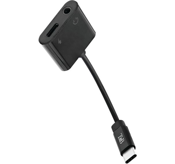 Adaptateur USB-C vers jack 3.5 mm et USB-C