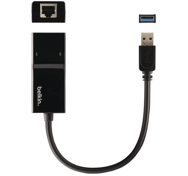 Adaptateur USB 3.0 vers RJ45 Gigabit ethernet - Belkin