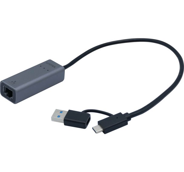 Adaptateur USB C et USB A Metal GIGABIT
