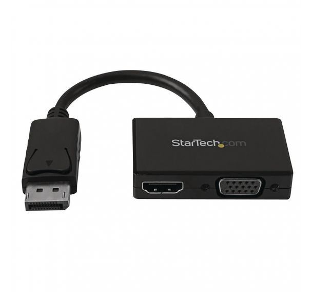 Adaptateur audio/vidéo de voyage-Convertisseur 2-en-1 DisplayPort