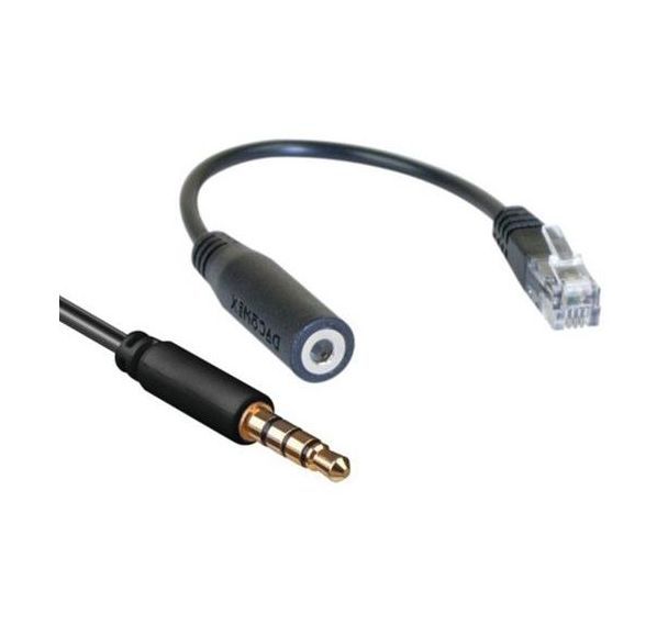 Adaptateur casque GSM jack pour téléphone de bureau