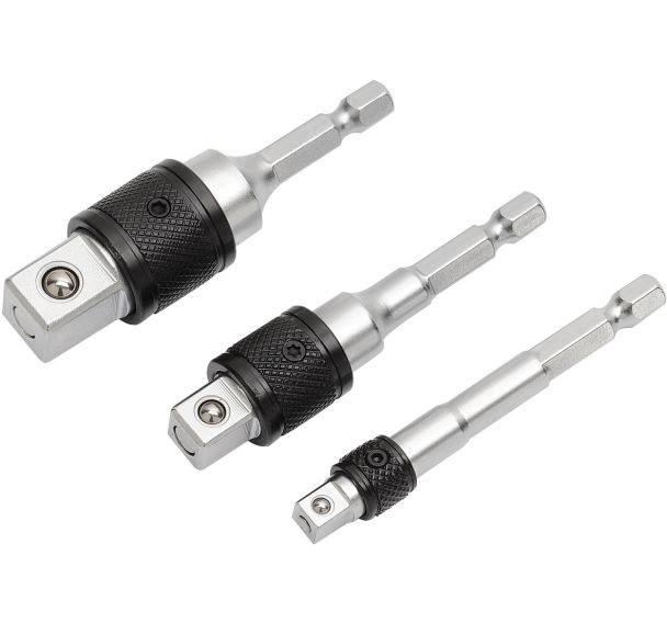 Adaptateur de visseuse à vérouillage - Jeu de 3