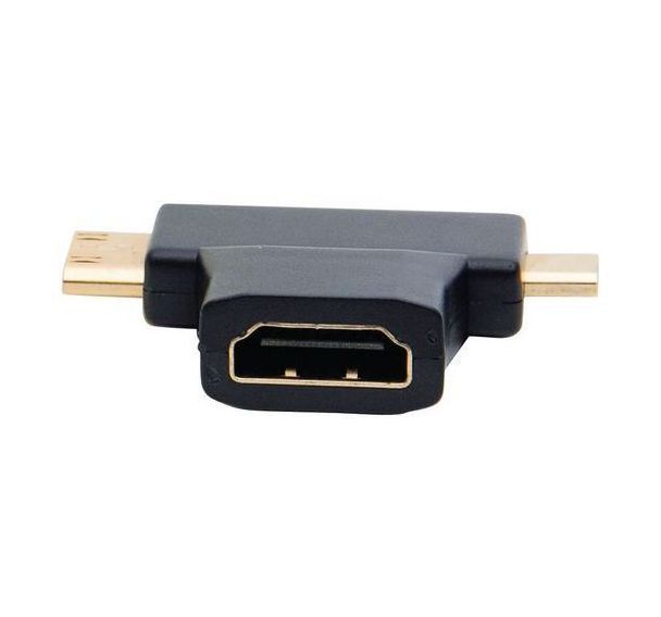 Adaptateur mini et micro hdmi male vers hdmi femelle